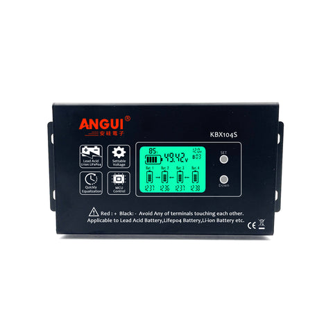 ANGUI Battery Equalizer KBX104S LCD 4S 4PCS 12V Battries 48V Connect Voltage Active Balancer Lead acid Batteries Monitor