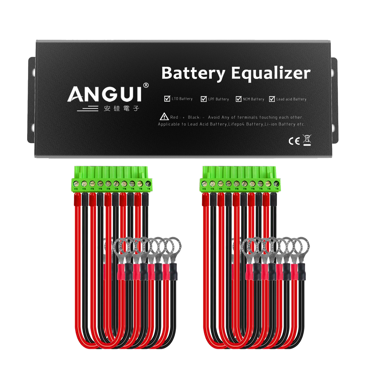 ANGUI 10 X 12V Battery Equalizer BM1010S 120V Voltage Balancer