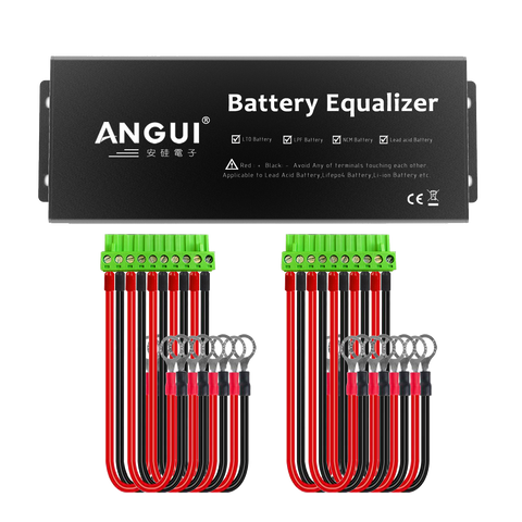 ANGUI 10 X 12V Battery Equalizer BM1010S 120V Voltage Balancer