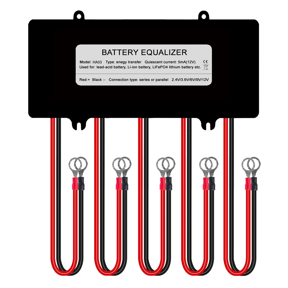 ANGUI HA03 5 x 12V 60V Voltage Controller Battery Equalizer Batteries Balancer