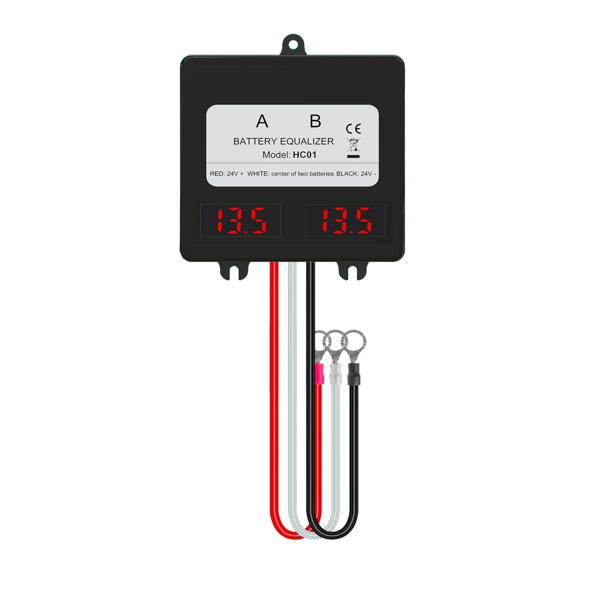 ANGUI HC01 Battery Equalizer 24V 2 x 12v Lead Acid Batteries Monitor